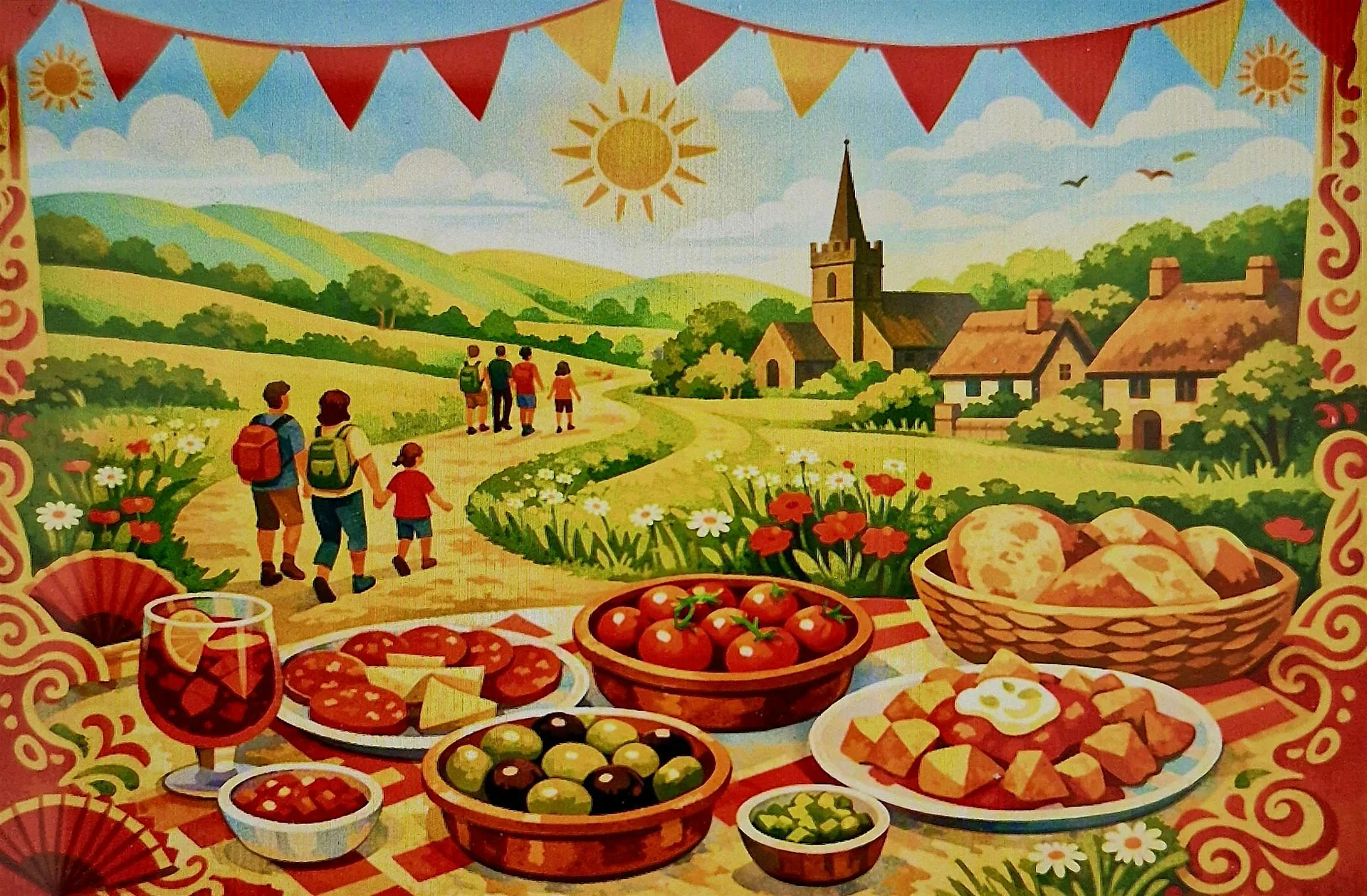 Tharston Spanish Walk and Tapas