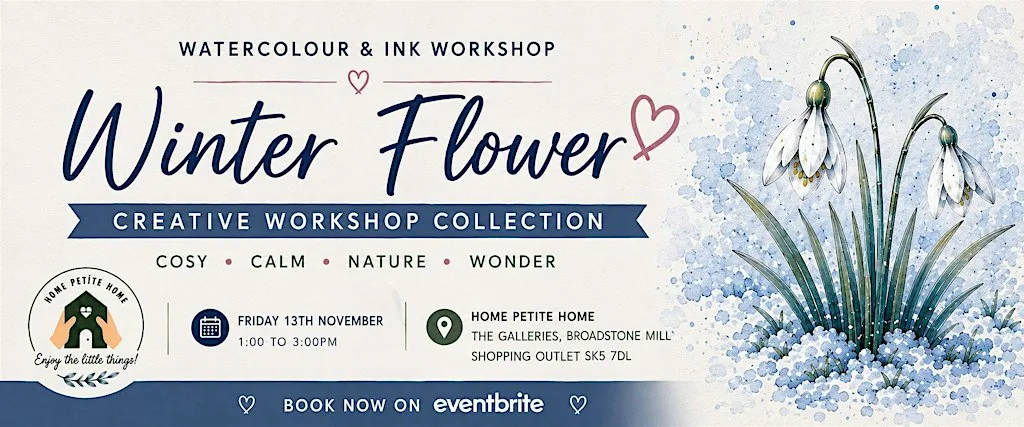 Paint a Winter Flower in Watercolour and Ink Workshop