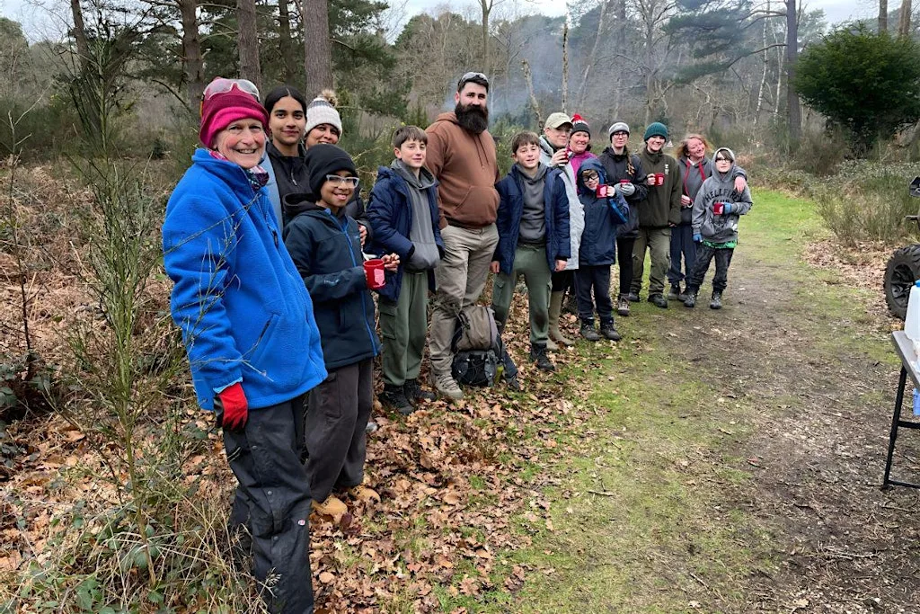 Burnham Beeches Junior Rangers at The Cafe, Burnham Beeches