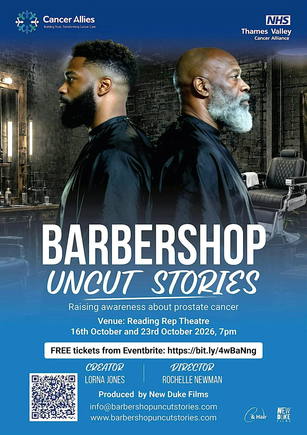 Barbershop Uncut Stories at Reading Rep Theatre