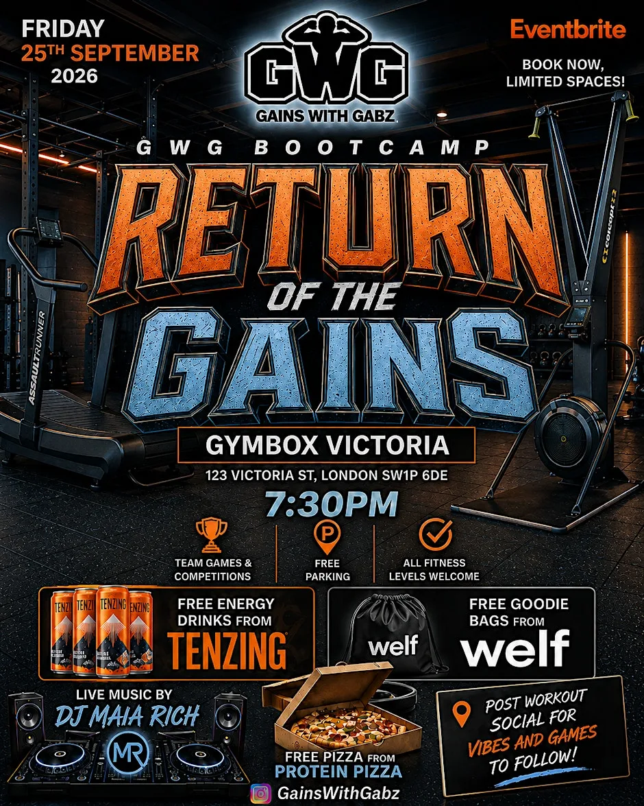 GWG Bootcamp: Return of the Gains at Gymbox Victoria