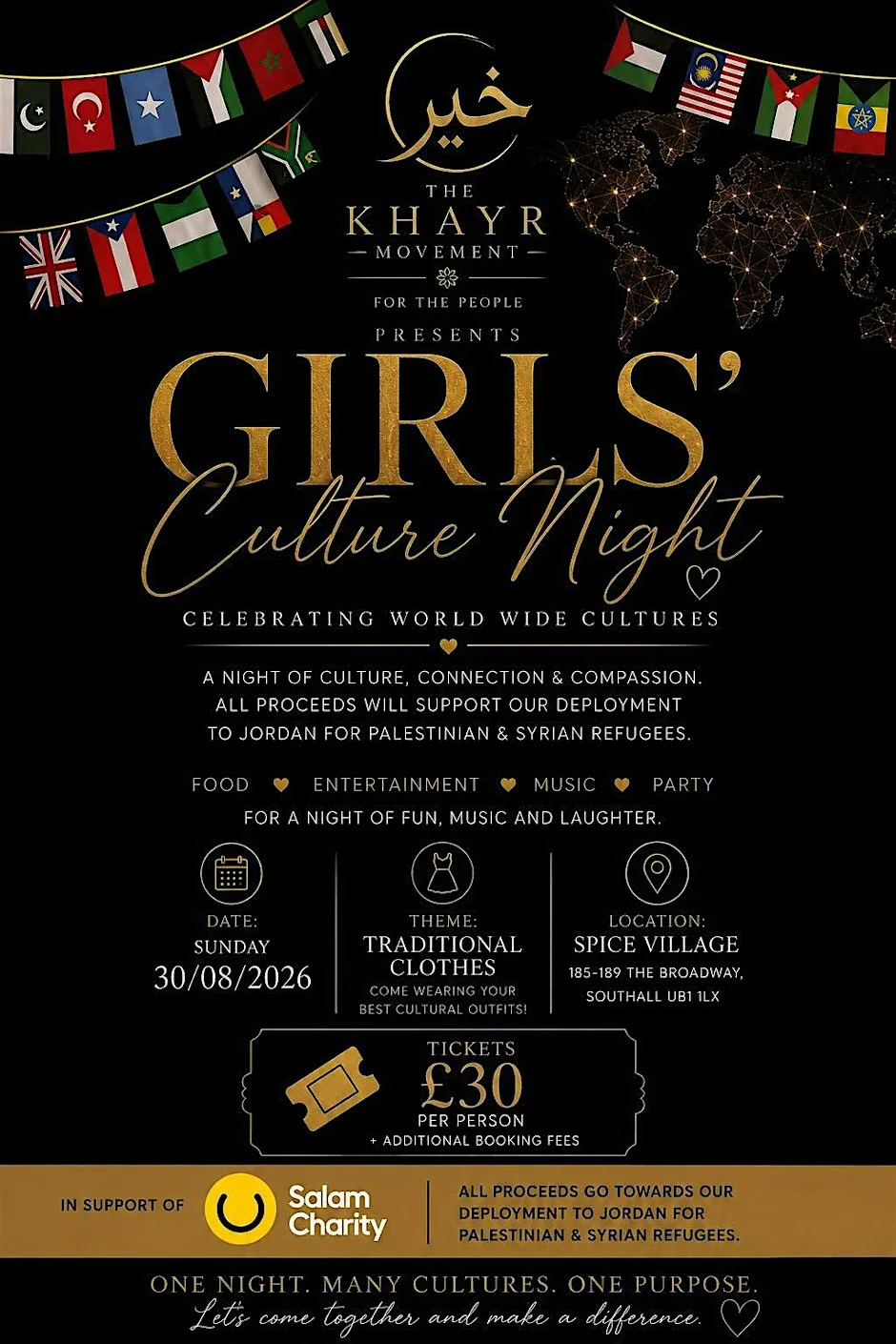 Girls Culture Night at Spice Village Southall