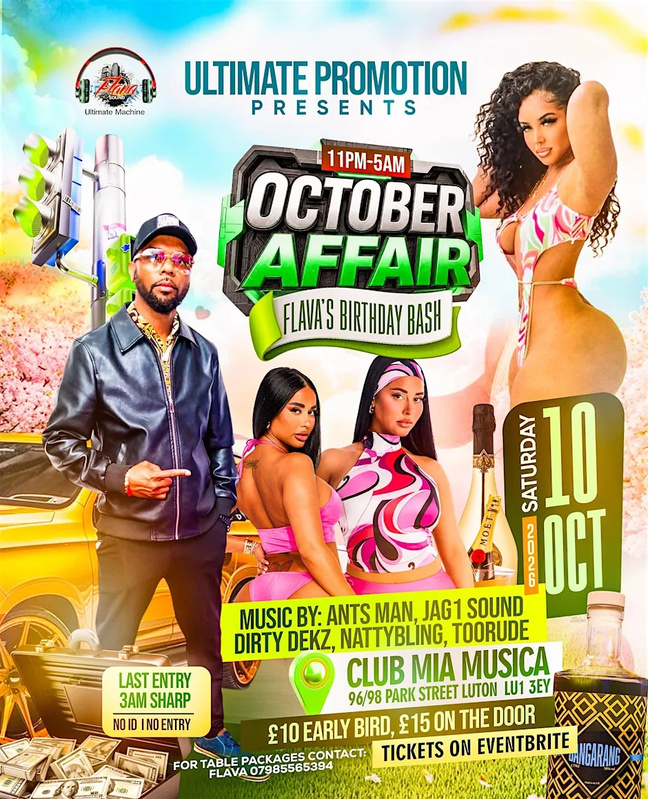 October affair flava birthday at Miamusica Pub