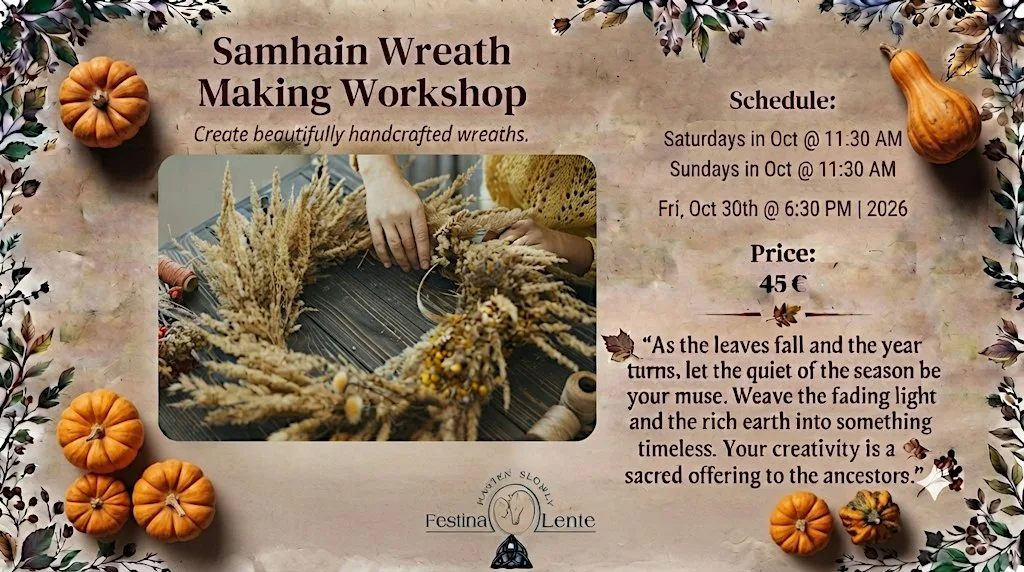 Samhain Wreath Workshop 2026