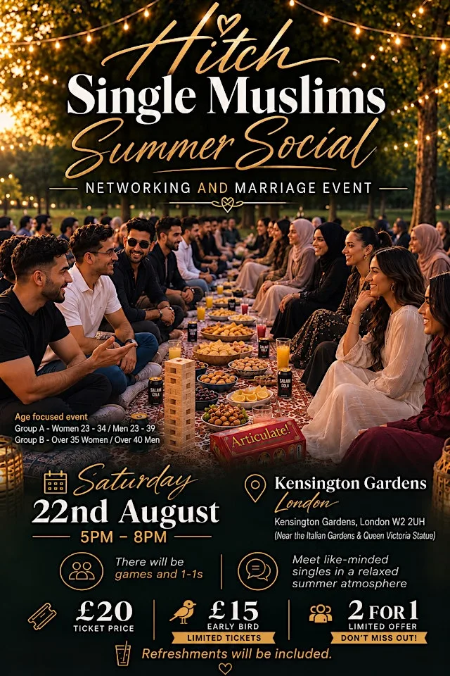 Hitch Single Muslims Summer Social Networking & Marriage Event