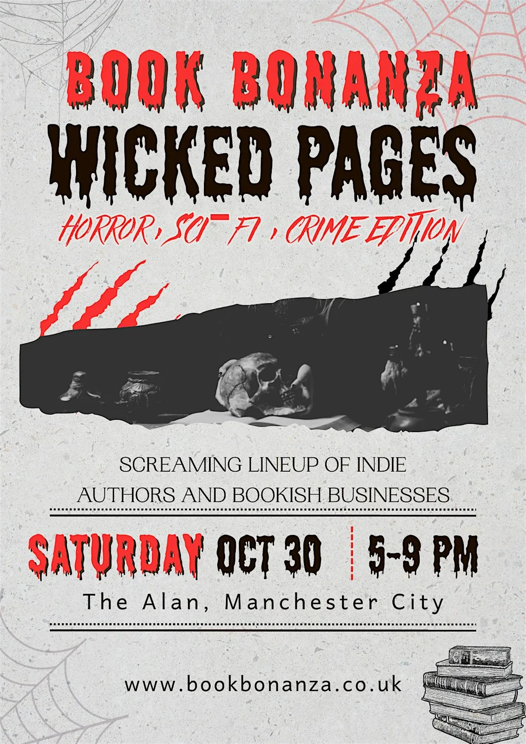 Book Bonanza Wicked Pages Manchester at The Alan Manchester