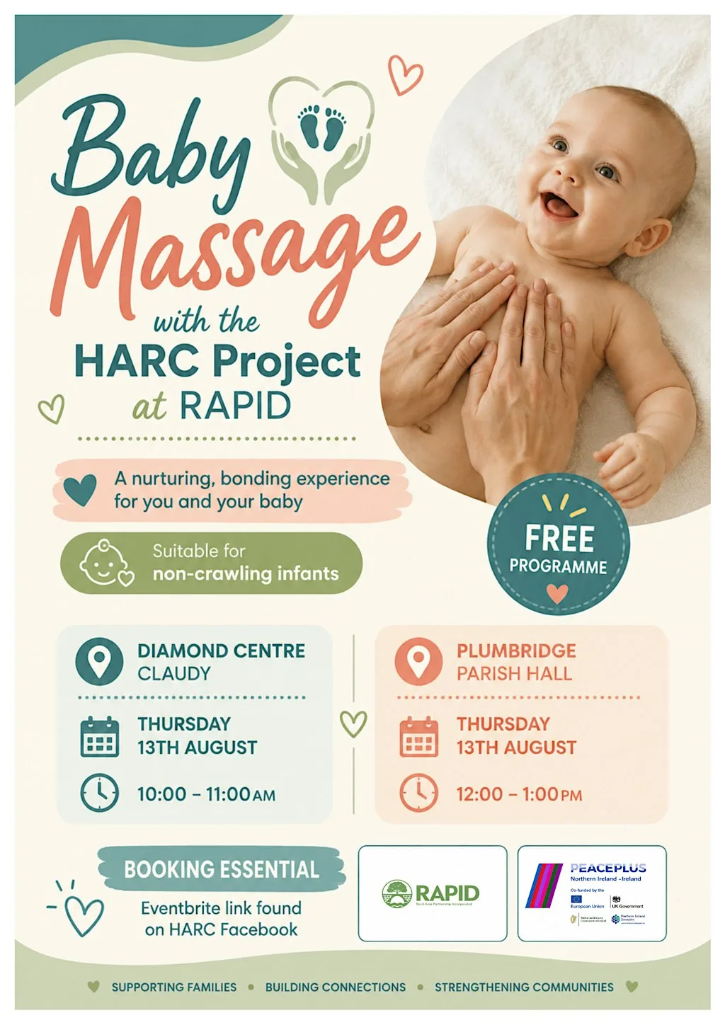 Baby Massage Taster Session at The Diamond Centre