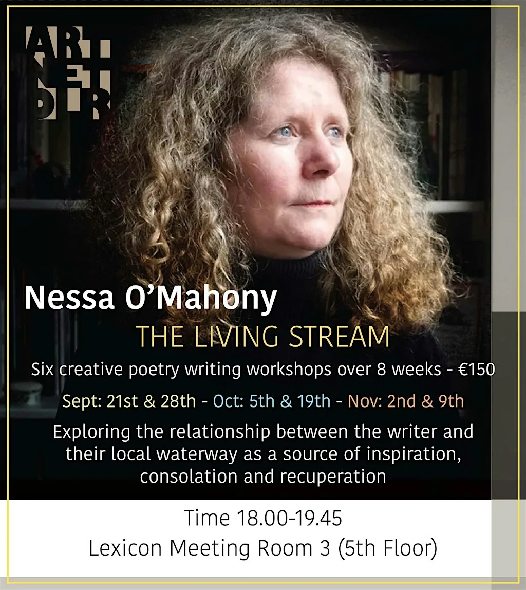 ArtNet Poetry Workshop | The Living Stream, Nessa O' Mahony