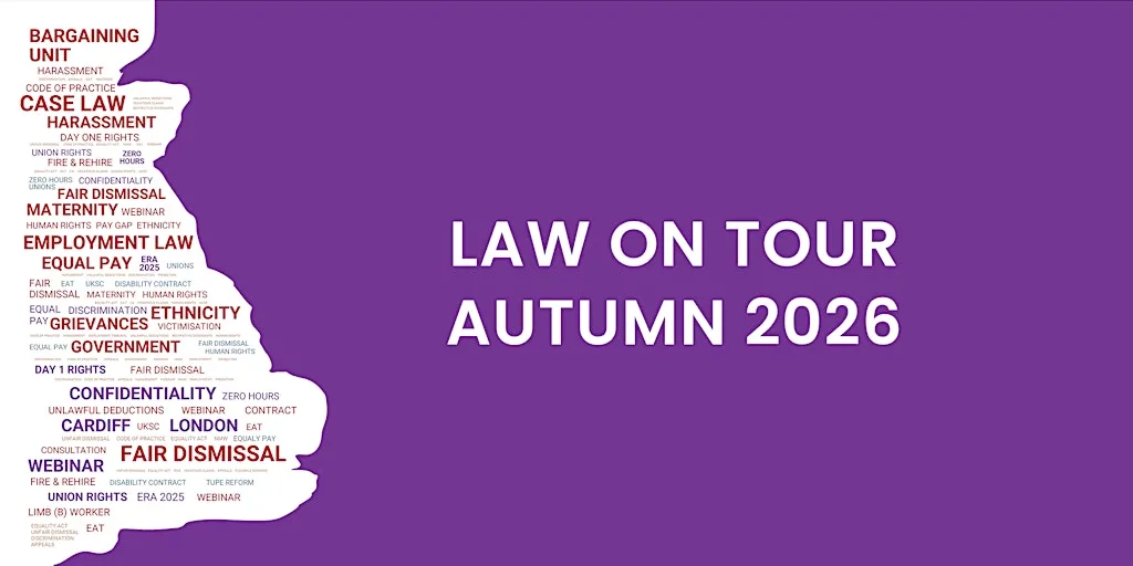 Autumn 2026 Law on Tour - Cardiff at Holland House Hotel Cardiff By Sunday