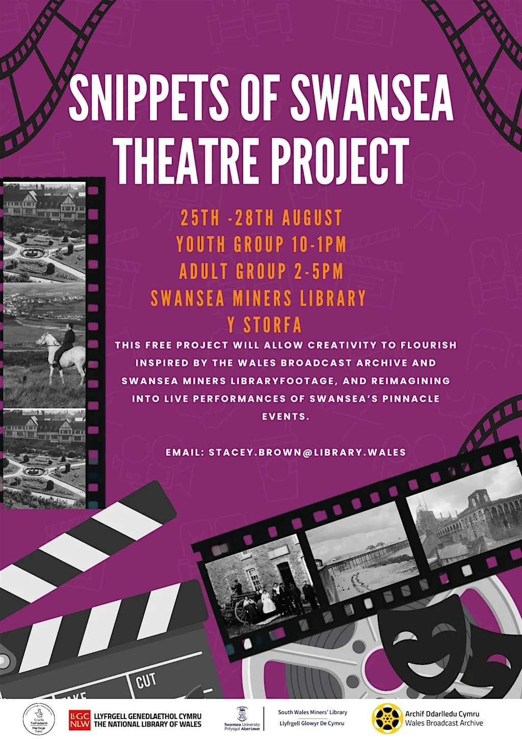 Snippets of Swansea - Theatre Project (Youth -7-17years) at Y Storfa