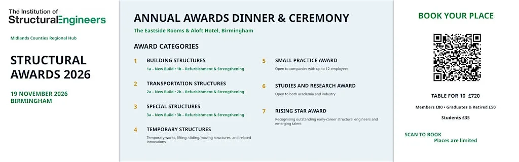 Annual Dinner and Structural Awards Ceremony 2026