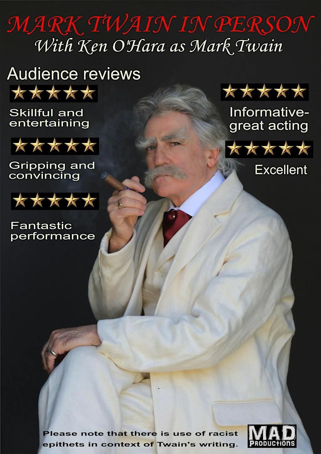 Mark Twain In Person at McCosh Hall