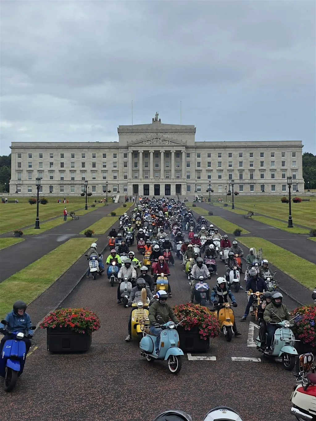 The Belfast Rally by East Belfast Scooter Club at Shorts Sports & Recreational Club