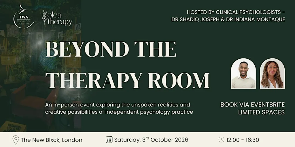 Beyond The Therapy Room - Reimagining Independent Psychology Practice at 1 Quaker St