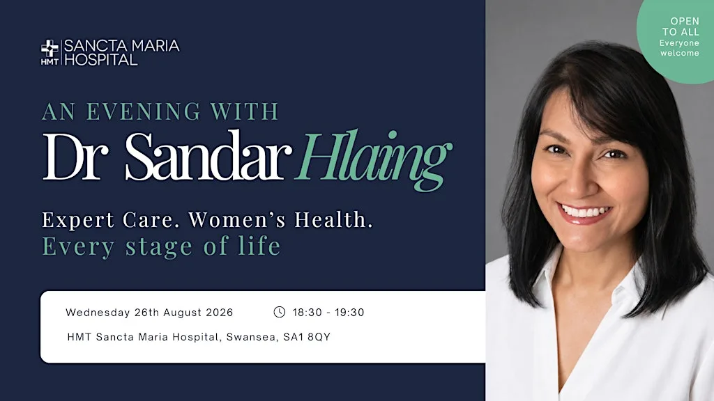An Evening With Sandar Hlaing | GP & Menopause Specialist at HMT Sancta Maria Hospital