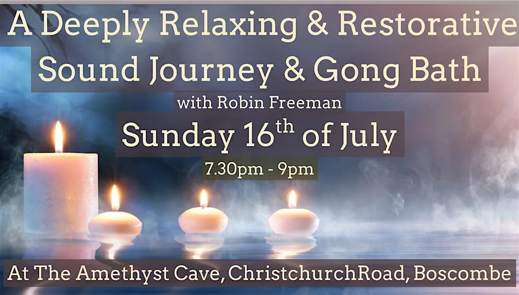 Deeply Relaxing & Restorative Sound Journey & Gong Bath - Boscombe at The Amethyst Cave Boscombe