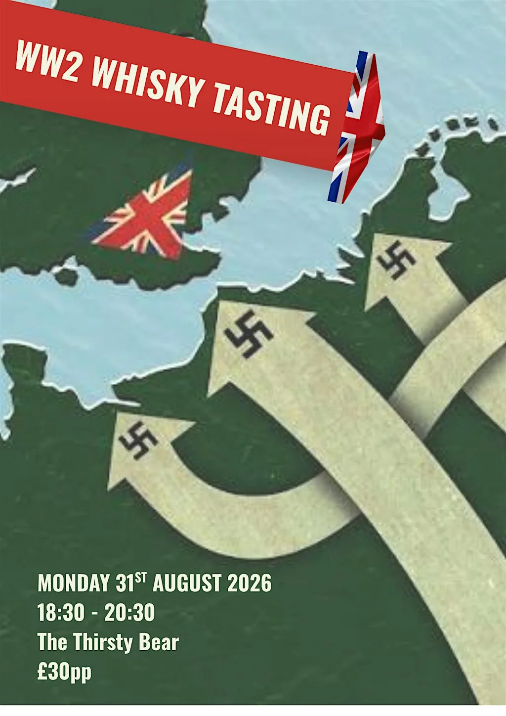 World War Two Whisky Tasting at The Thirsty Bear at The Thirsty Bear - Warwick