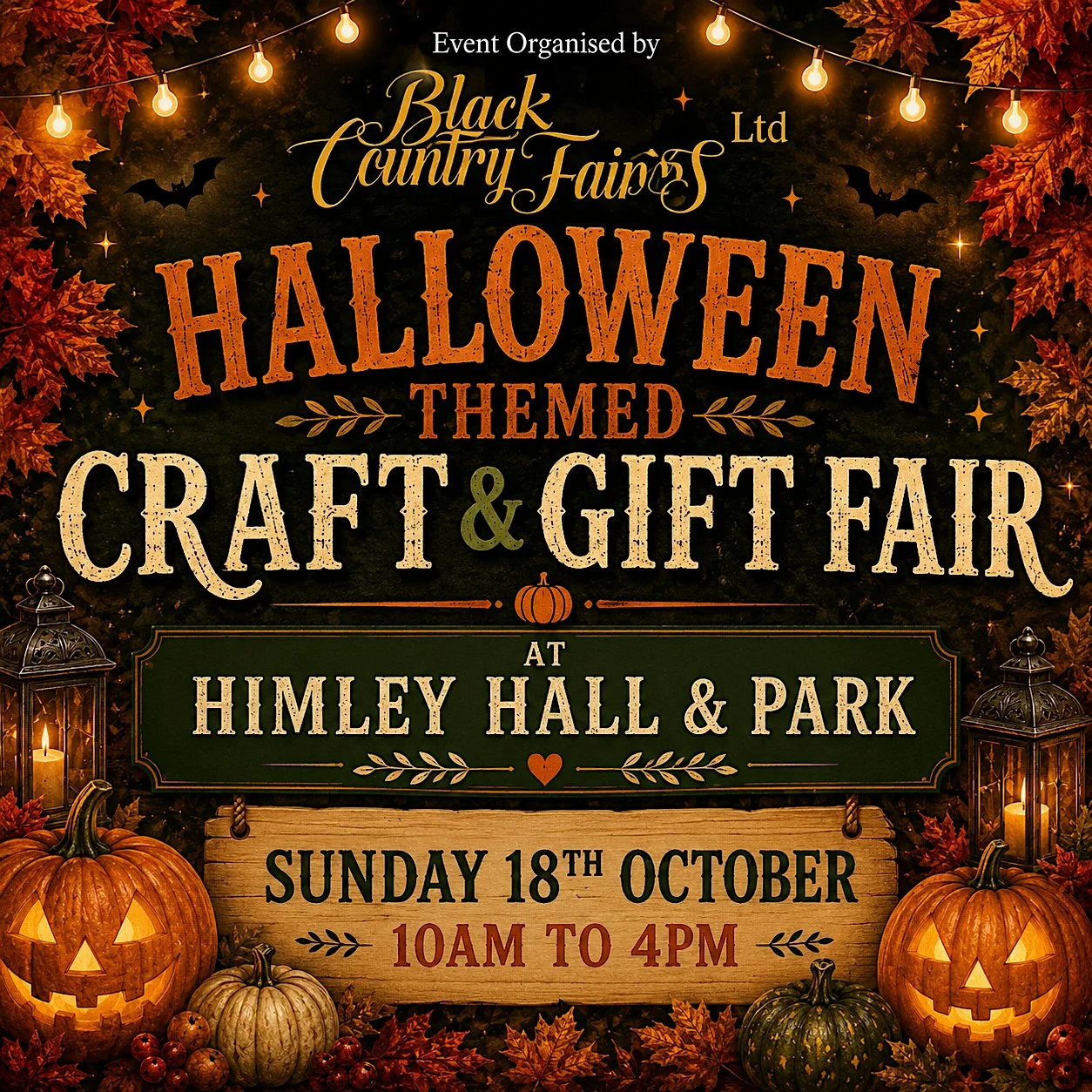 Halloween Themed Craft & Gift Fair plus All New Pumpkin Experience