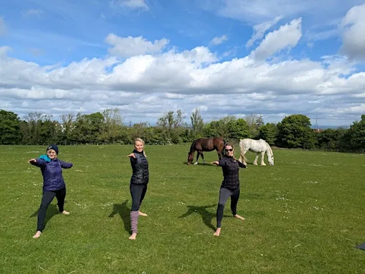 Copy of YOGA & HORSES at Scozia Horse Trekking