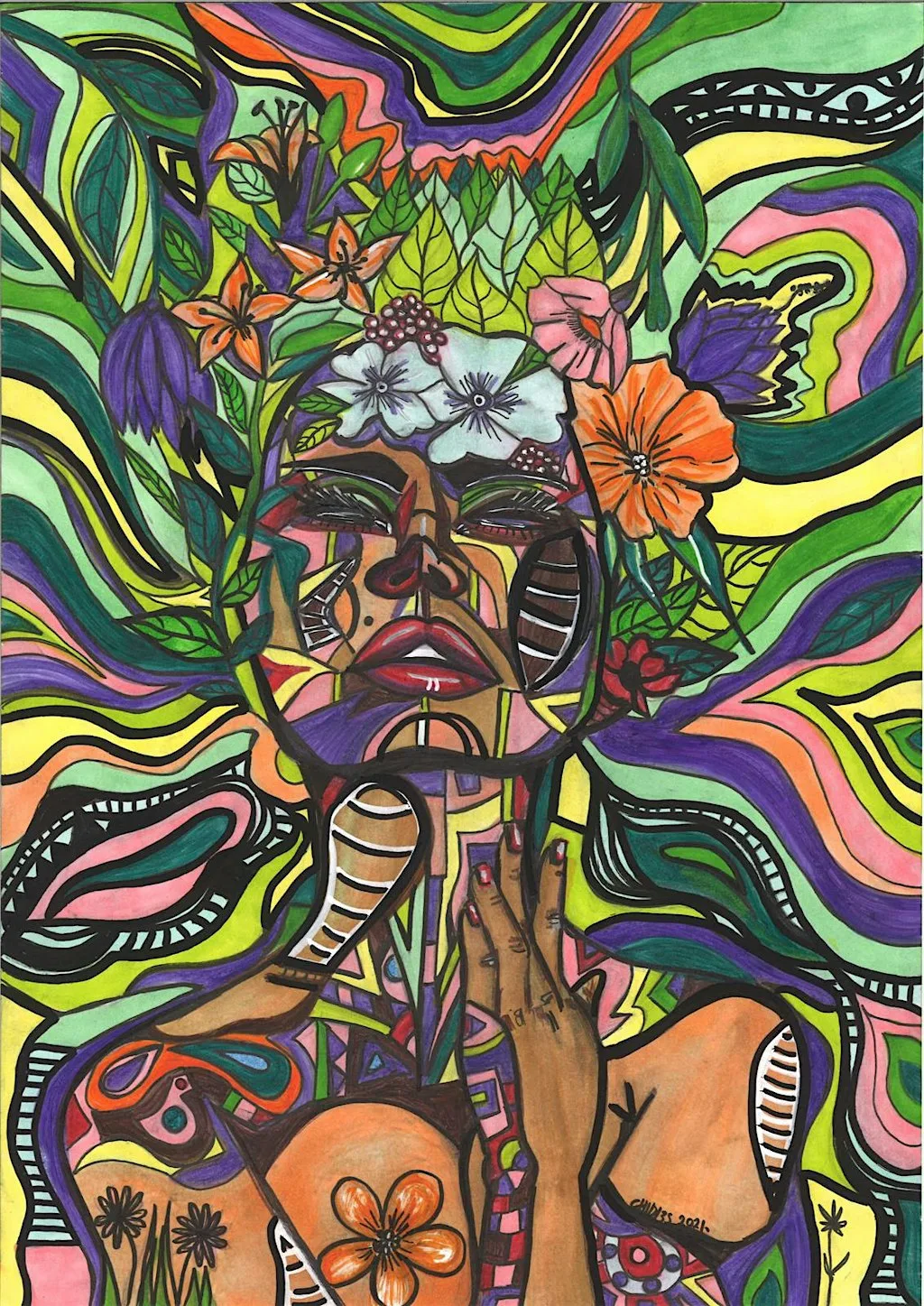 Floral Portrait