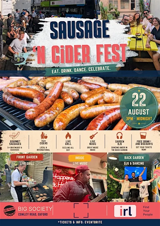 Sausage 'N Cider Fest at The Big Society