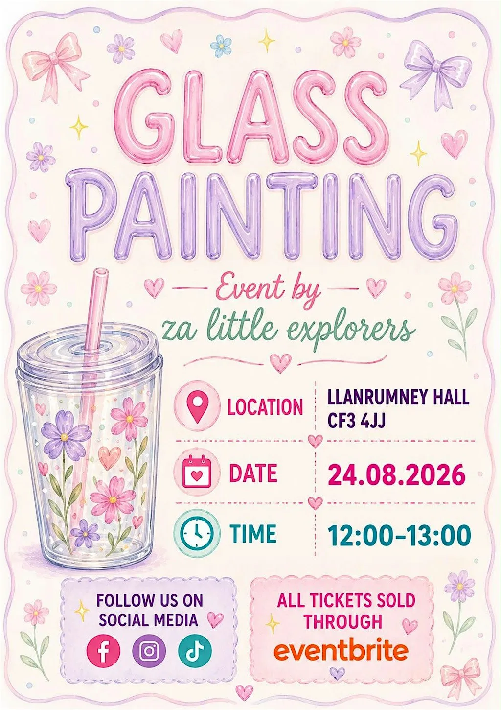 Glass painting at Llanrumney Hall Community Trust