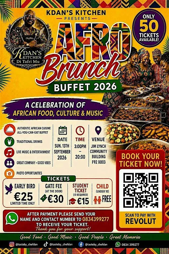 KDAN'S KITCHEN PRESENTS: AFRO BRUNCH BUFFET 2026 at Jim Lynch Community Building