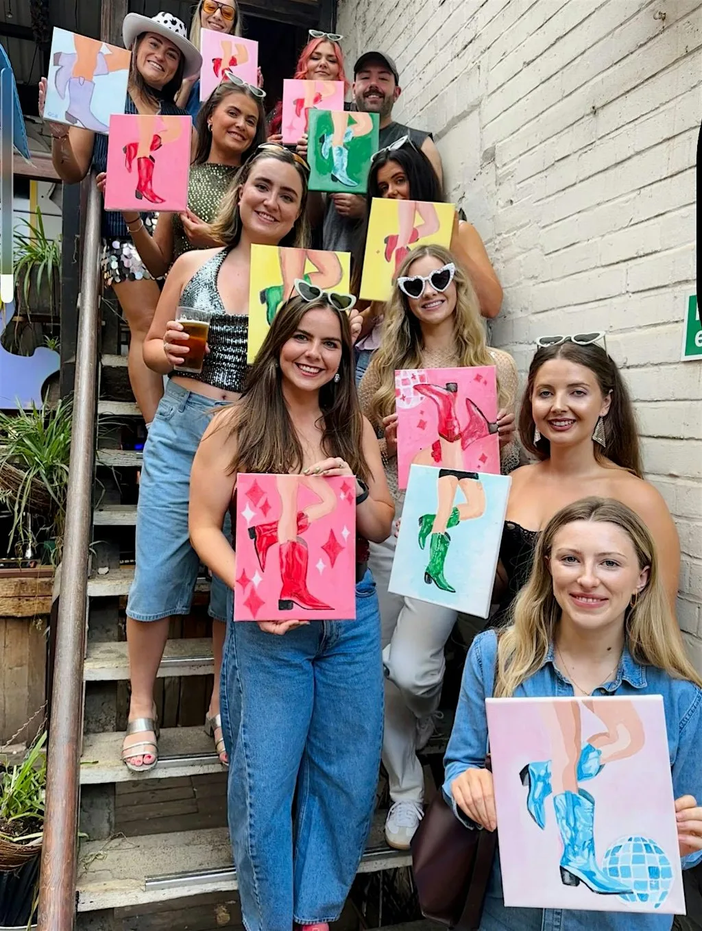 Sip and Paint Workshop - Cowgirl at Turtle Bay Liverpool Hanover St