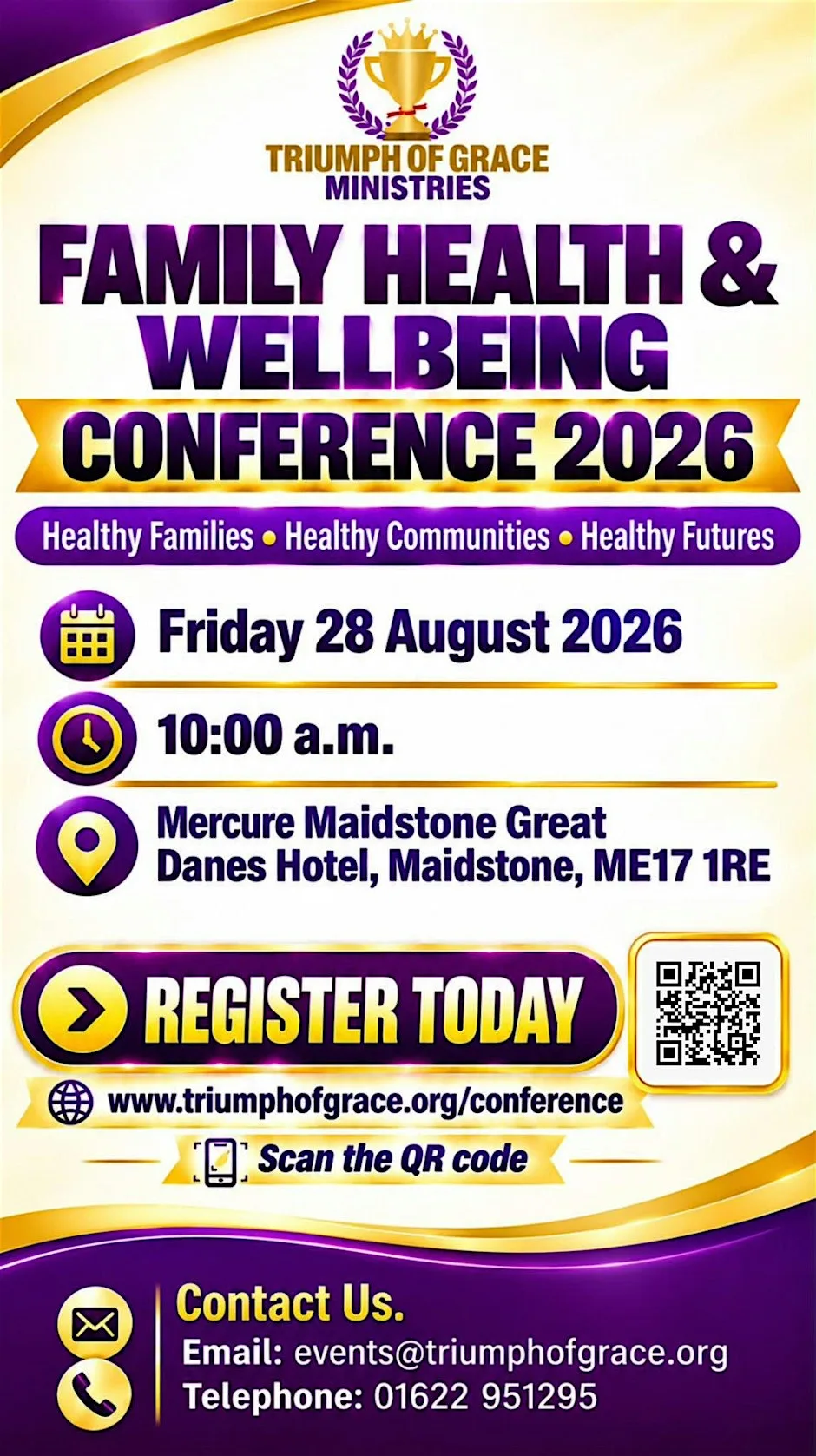 Family Health & Wellbeing Conference 2026 at Mercure Maidstone Great Danes Hotel