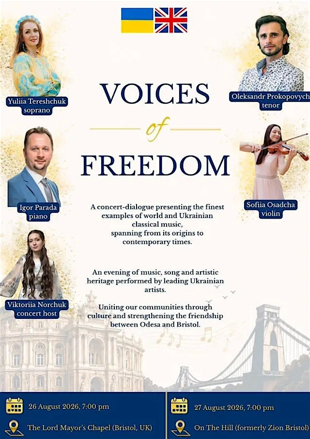 Voices of Freedom charity concert for Ukraine