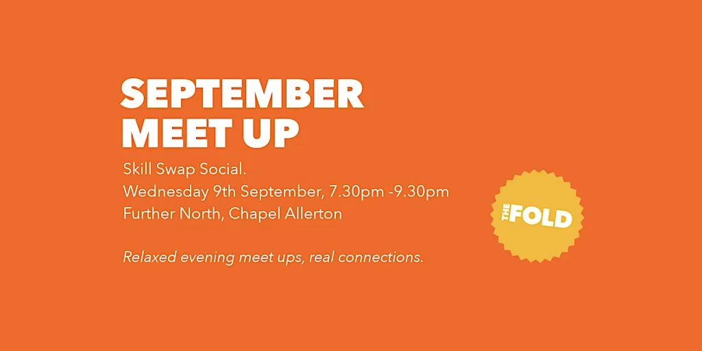 The Fold - September Meet-up. Relaxed Networking for Self Employed Women. at Further North, Harrogate Road, Chapel Allerton, Leeds