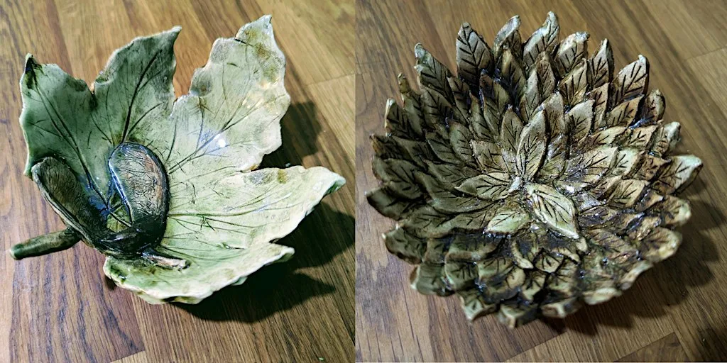 Leaf Bowl Making - with finalist Dave from the Great Pottery Throw Down at Gorcott Hill Outdoor Learning Centre