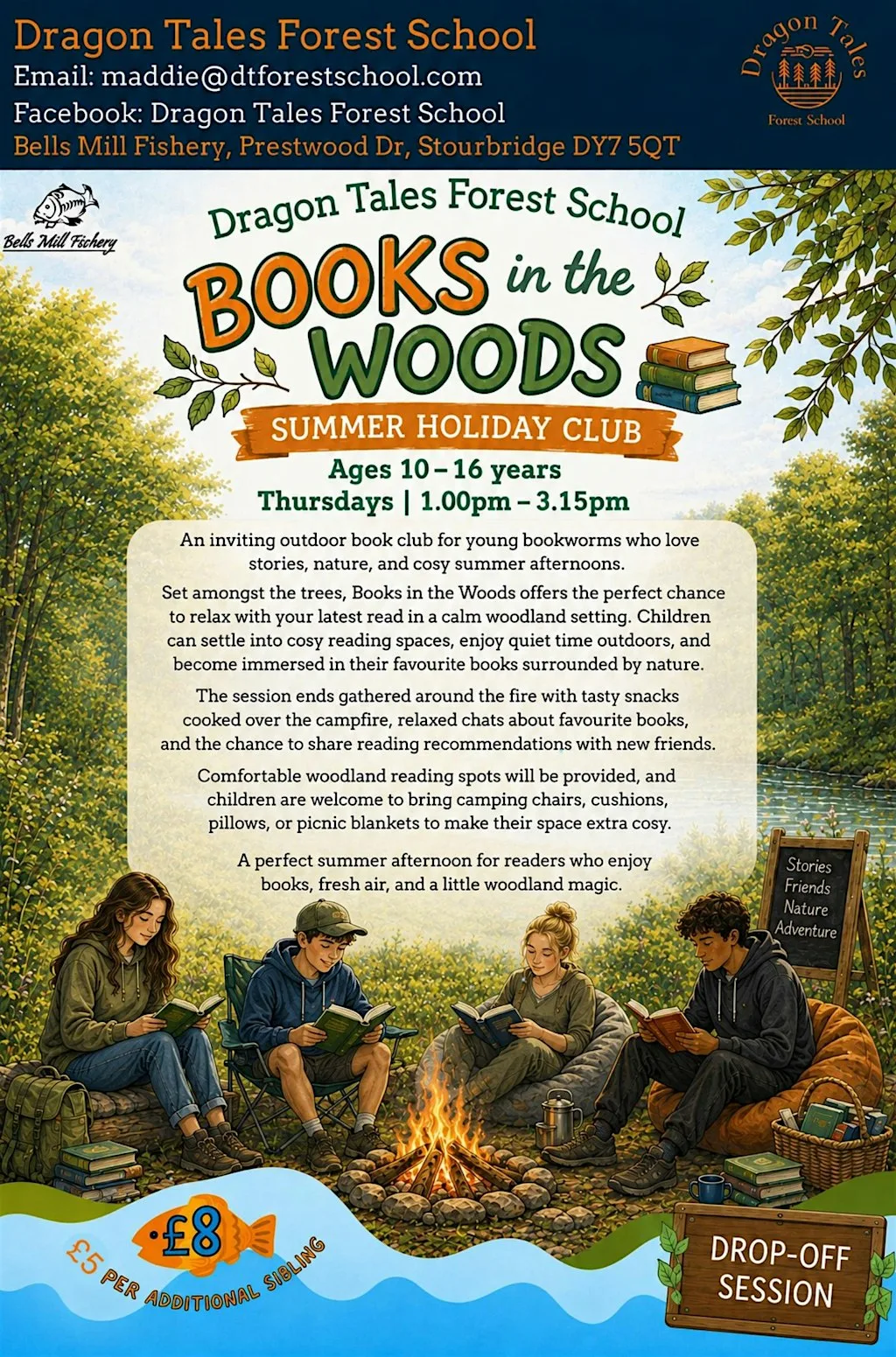 Books in the Woods- Drop Off Session