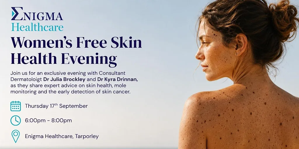 Know your skin: A free women's skin health evening at Enigma Healthcare