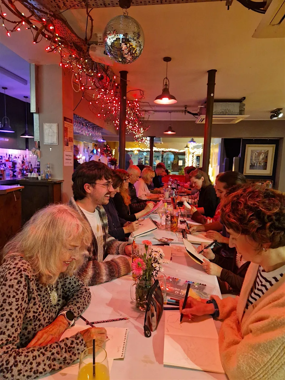 Sketch & Social at Rica's Bar & Kitchen - Whitstable