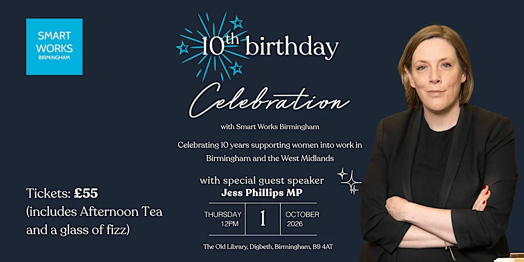 A Decade of Smart Works Birmingham: Afternoon Tea Celebration