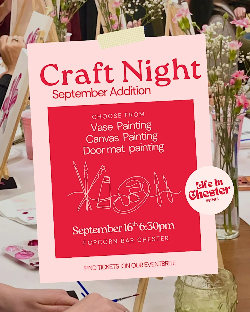 September Craft Night at Popcorn