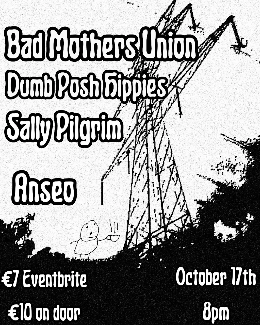 Sore Losers 2026: Bad Mothers Union / Dumb Posh Hippies / Sally Pilgrim at Anseo
