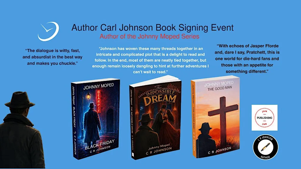 Author Carl Johnson Book Signing Event at Vellichor Books