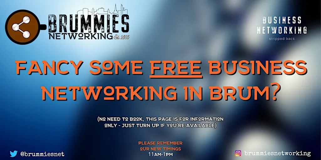 Brummies Networking - Free Business Networking in Birmingham