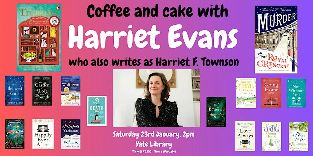 Coffee and Cake with Harriet Evans| Yate Library at Yate Library