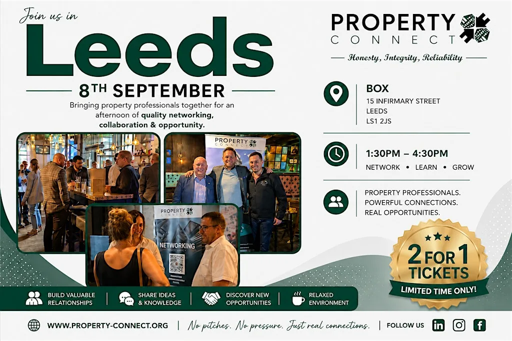 Property Connect Leeds Premier Property and construction networking event