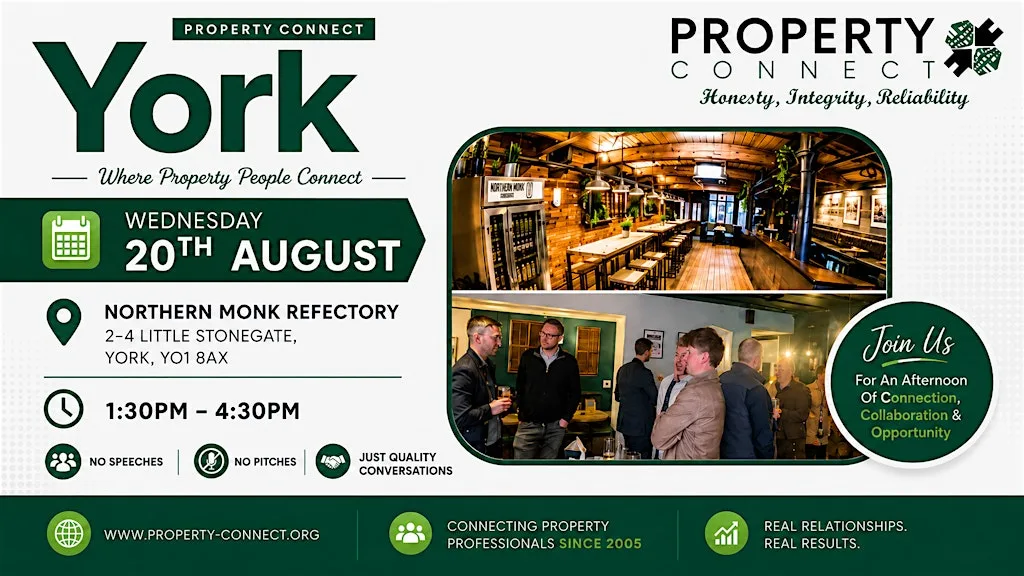 Property Connect York's Premier Networking Property Networking event