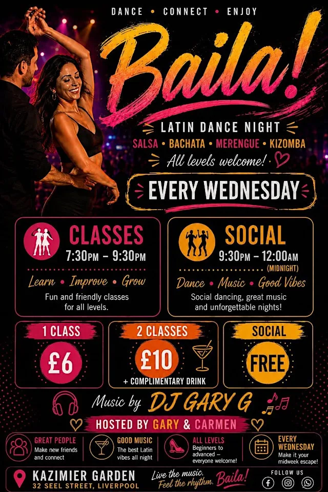 Latin Dance Classes at Kazimier Garden