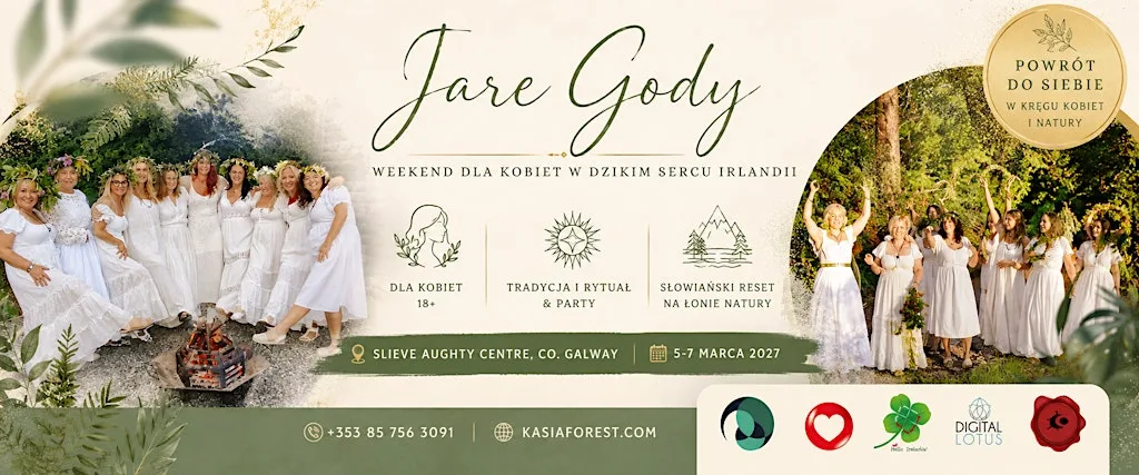 Jare Gody: Weekend Dla Kobiet w Dzikim Sercu Irlandii (5-7 marca 2027) at Slieve Aughty Centre