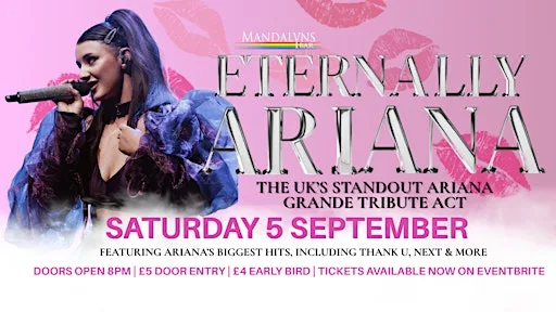 Ariana Grande Tribute Night at Mandalyns Bath at Mandalyns Bath