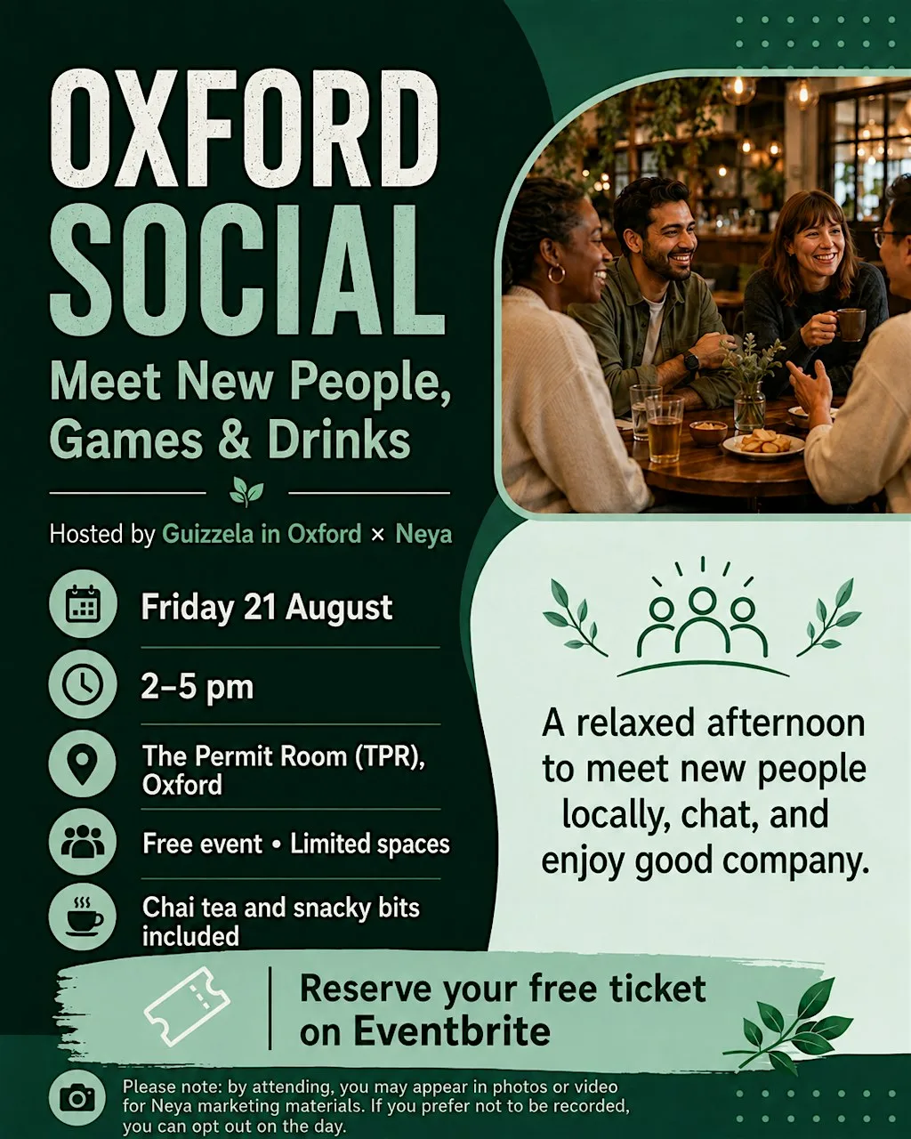Oxford Social: Meet new people, games & drinks at Dishoom Permit Room Oxford