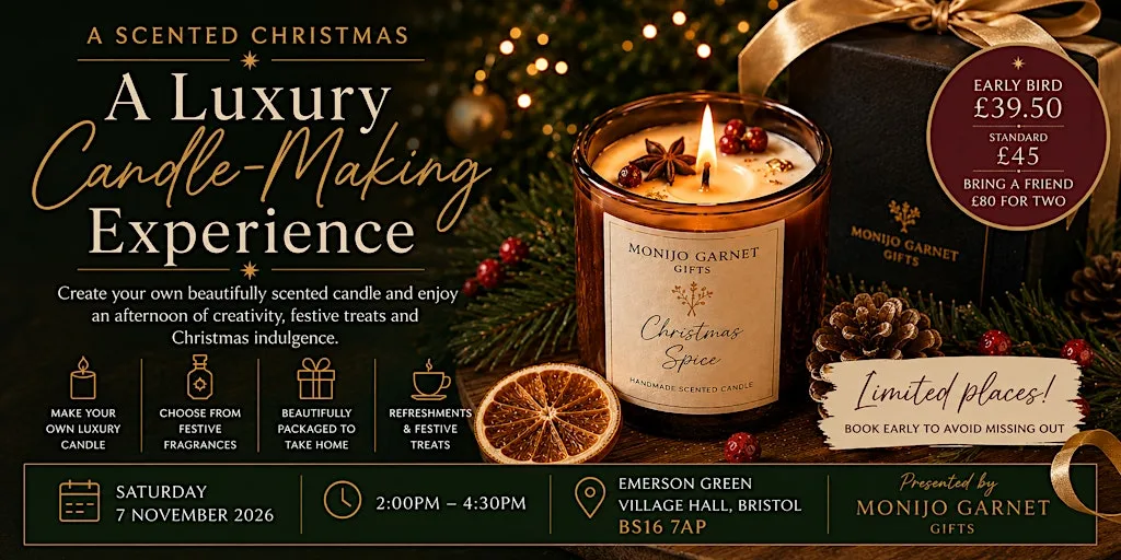 A Scented Christmas: A Luxury Candle-Making Experience at Emerson Green Village Hall