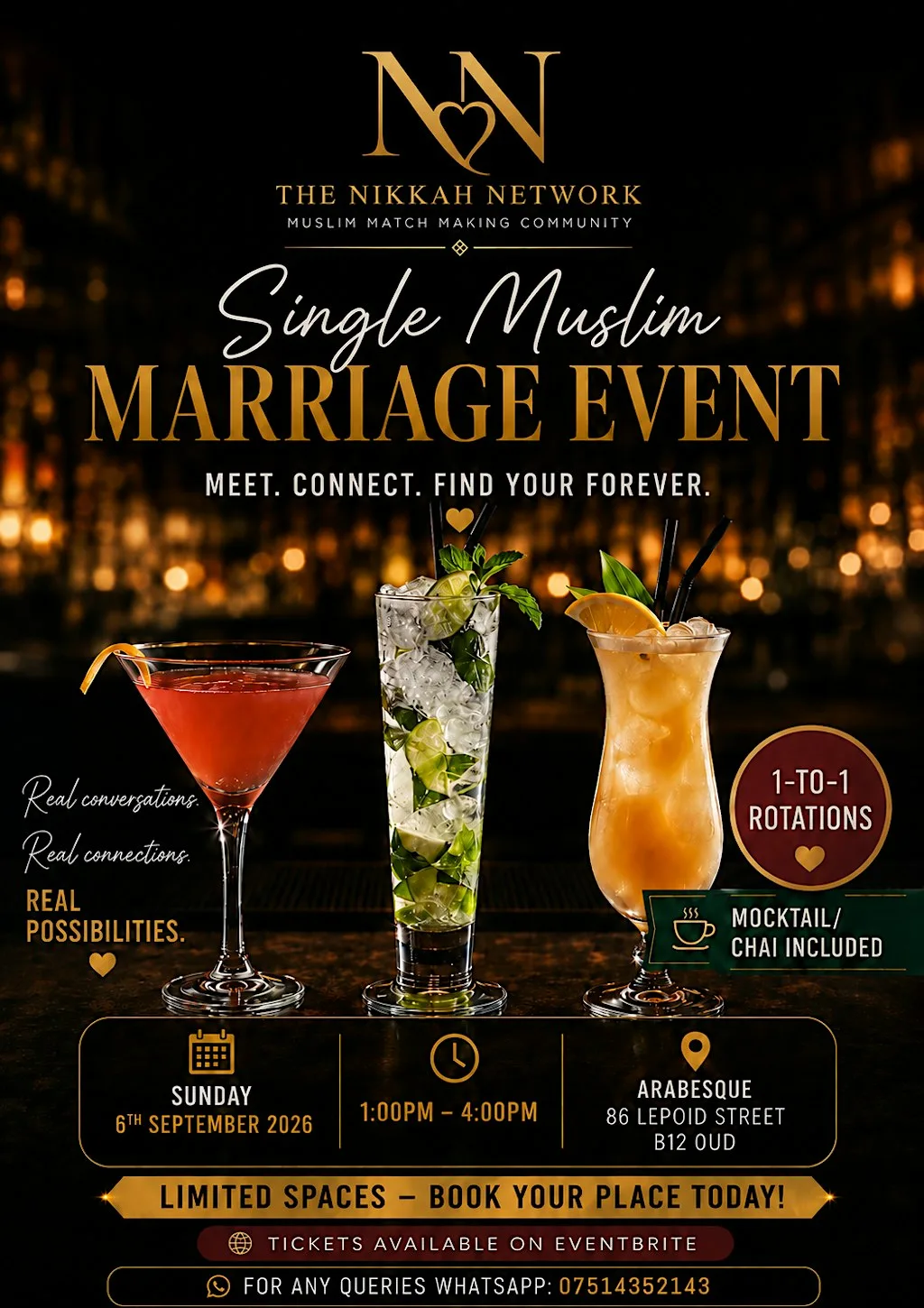Single Muslim Marriage Event – The Nikkah Network