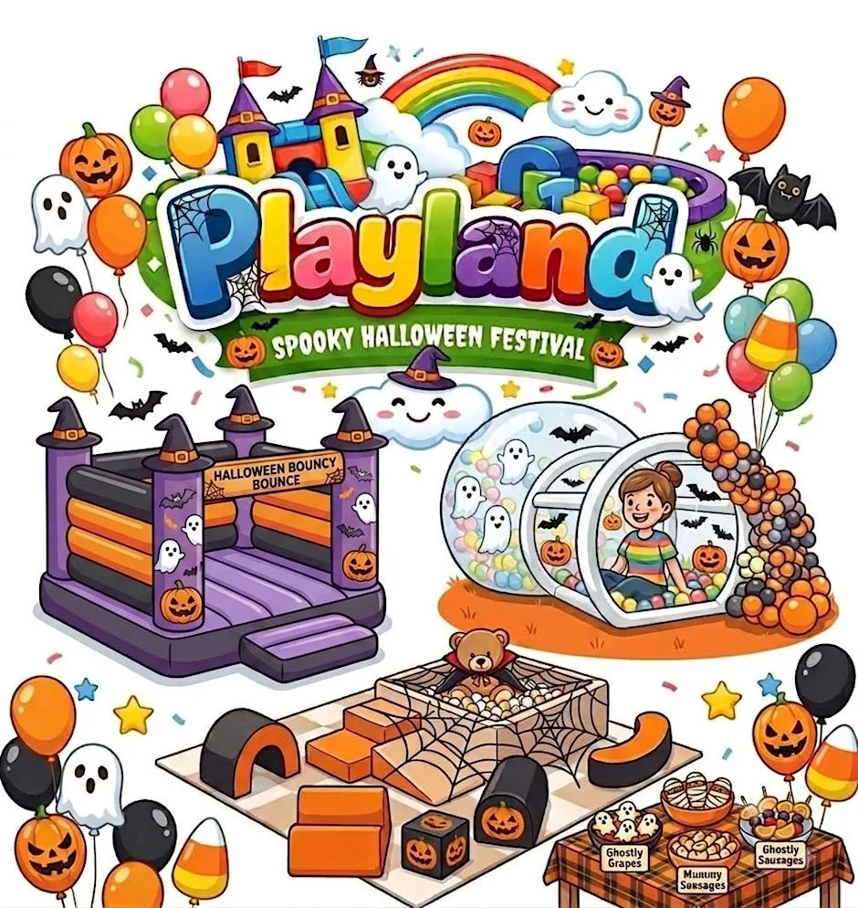 Playlands little pumpkins halloween party at St fagans village hall
